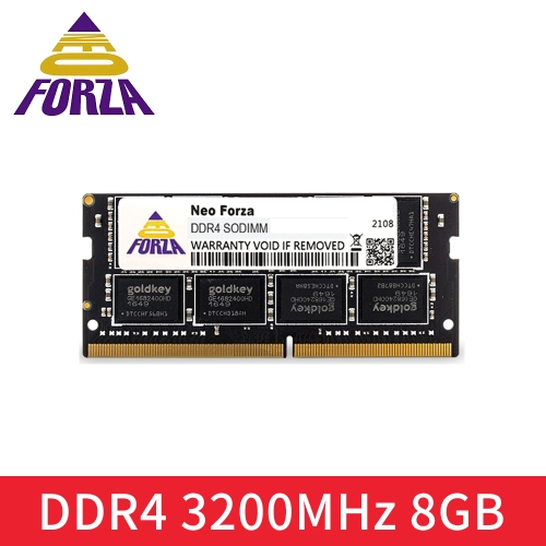 Neo Forza NB 8G DDR4-3200MHz 記憶體 終身保固