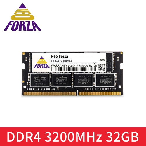 Neo Forza NB 32G DDR4-3200MHz 記憶體 終身保固