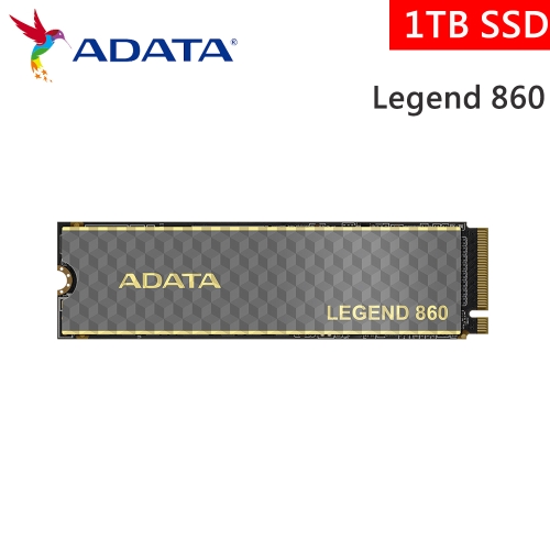 威剛 ADATA Legend 860 1TB/讀6000M/寫5000M/PCIE4.0/5年保
